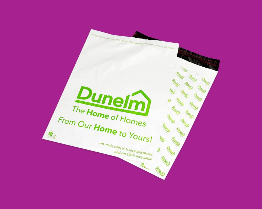 Custom printed mailing bag - Dunelm