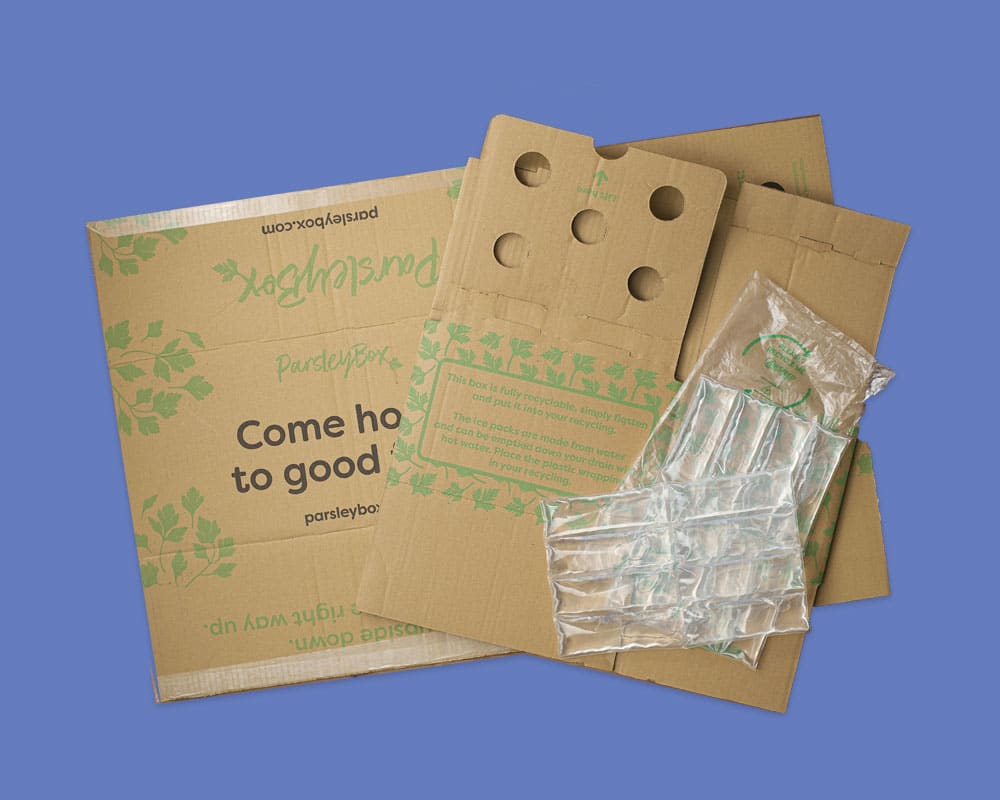 Custom Chilled Packaging - Parsley Box