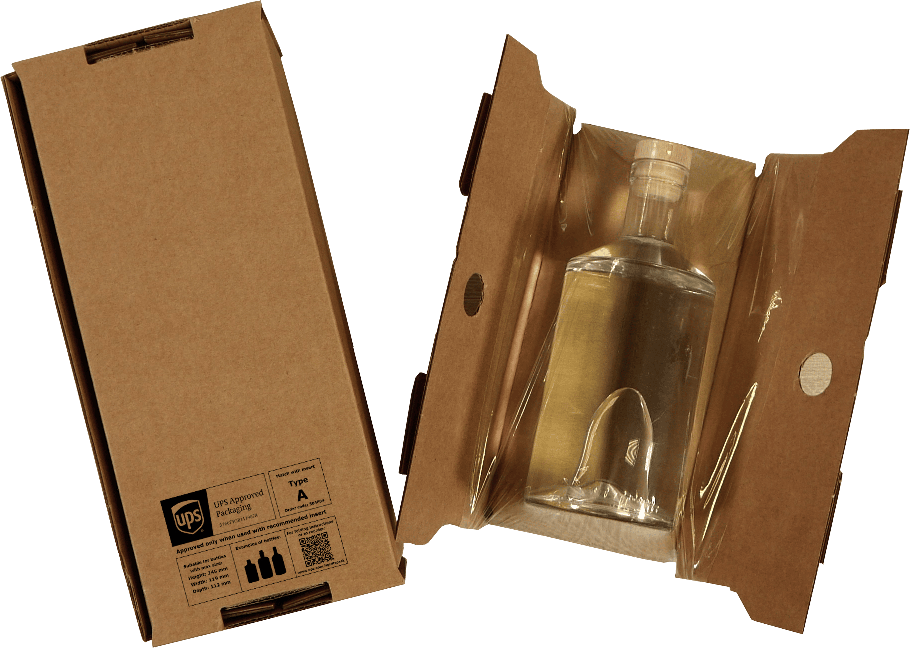 UPS Spirit Packaging Type A, Protection