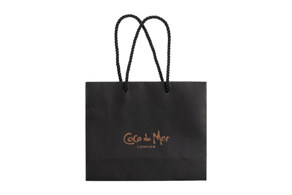 Retail packaging - gift bag - Coco de Mer example 