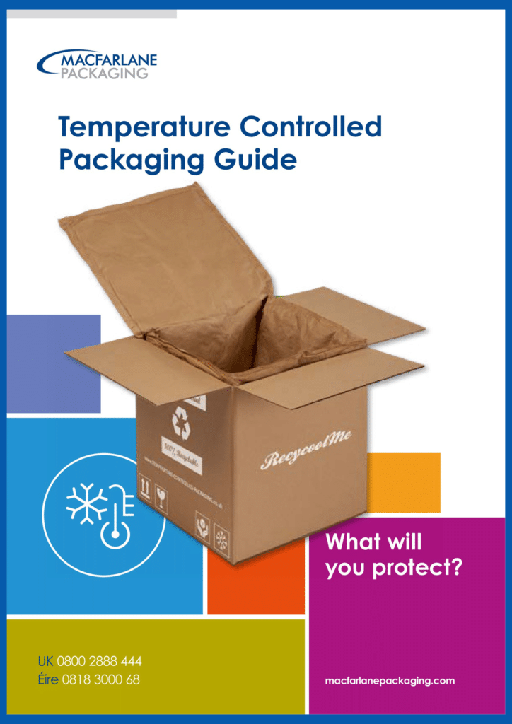 An image of the cover of the Temperature Controlled Packaging guide.
