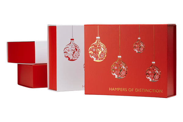 Hamper's of Distinction - Gift Boxes - Retail Packaging Example 